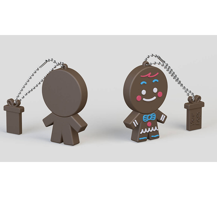 Usb natalizia a forma di biscotto Gingerbread