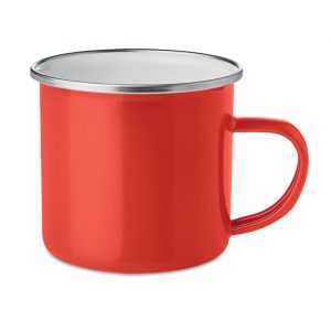 tazza vintage rosso