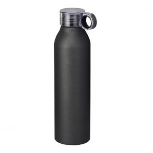 Borraccia in Alluminio 650ml Tappo Trasporto Borraccia in Alluminio 650ml nera