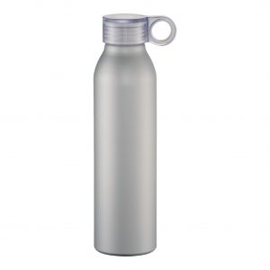 Borraccia in Alluminio 650ml Tappo Trasporto Borraccia in Alluminio 650ml grigia