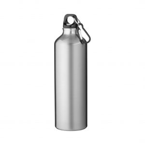 Borraccia con Moschettone 770ml Borraccia grigia in Alluminio 770ml