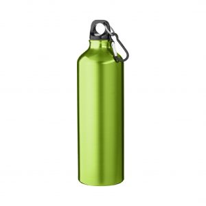 Borraccia con Moschettone 770ml Borraccia verde in Alluminio 770ml