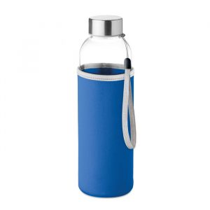 Bottiglia in Vetro 500ML con Custodia Colorata Bottiglia in Vetro 500ML con Custodia blu