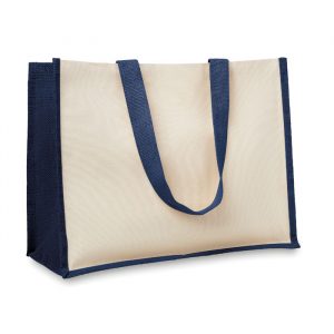 Borsa in Juta Personalizzata Borsa in Juta Personalizzata blu