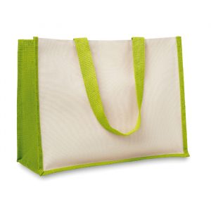Borsa in Juta Personalizzata Borsa in Juta Personalizzata lime