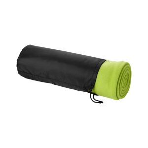 Coperta in Pile con Custodia Personalizzata Coperta in Pile con Custodia Personalizzata lime