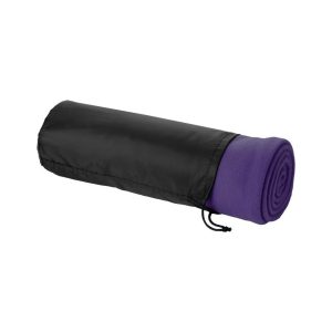 Coperta in Pile con Custodia Personalizzata Coperta in Pile con Custodia Personalizzata viola
