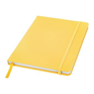 Taccuini A5 con Elastico Copertina Rigida e Pagine a Righe Personalizzati Taccuini A5 con Elastico Copertina Rigida e Pagine a Righe Personalizzati gialli