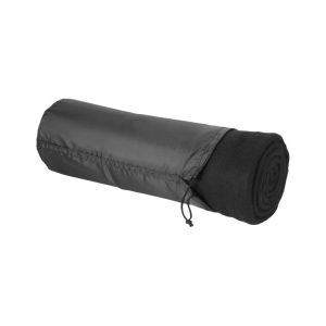 Coperta in Pile con Custodia Personalizzata Coperta in Pile con Custodia Personalizzata nera
