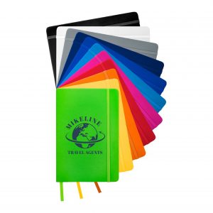 Taccuini A5 con Elastico Copertina Rigida e Pagine a Righe Personalizzati Taccuini A5 con Elastico Copertina Rigida e Pagine a Righe Personalizzati