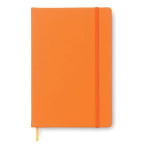 Taccuini A5 con Elastico Copertina Rigida e Pagine Neutre Personalizzati Taccuini A5 con Elastico Copertina Rigida e Pagine Neutre Personalizzati arancioni