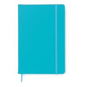 Taccuini A5 con Elastico Copertina Rigida e Pagine Neutre Personalizzati Taccuini A5 con Elastico Copertina Rigida e Pagine Neutre Personalizzati azzurri