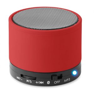 Speaker Wireless Round Economico Speaker Bluetooth Round Economico rosso