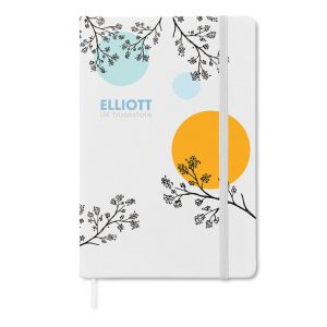 Taccuini A5 con Elastico Copertina Rigida e Pagine a Righe Personalizzati Taccuini A5 con Elastico Copertina Rigida e Pagine a Righe Personalizzati