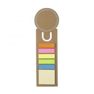 Segnalibri Personalizzati con Post it Memo in Carta Segnalibri Personalizzati con Post it Memo in Carta naturale