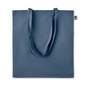 Shopper in Cotone Organico 140gr blu cobalto