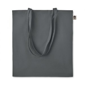 Shopper in Cotone Organico 140gr grigio titanio