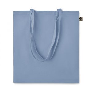 Shopper in Cotone Organico 140gr azzurro
