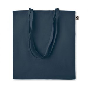 Shopper in Cotone Organico 140gr blu navy
