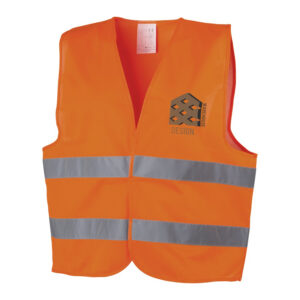 Gilet di sicurezza Hi vis Gilet di sicurezza Hi vis arancione con logo