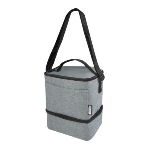 Borsa frigo in RPET personalizzata grigia Borsa frigo in RPET personalizzata grigia