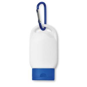 Crema solare personalizzata blu