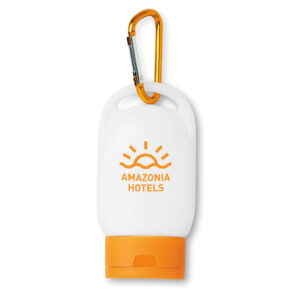 Crema solare personalizzata con logo