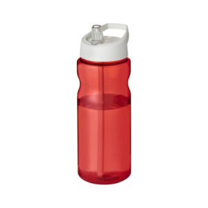 H2o rosso bianco Borraccia Sportiva con Cannuccia H2O Active® rosso bianco